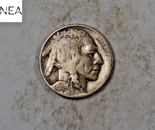 1919-S Buffalo Nickel ~ Very Good VG ~ Semi-Key Date! ~ ZB491