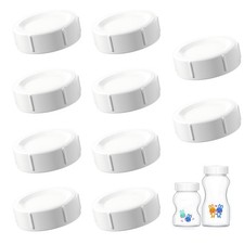 Travel Storage Lids 10 Pack Compatible Dr Brown Wide Neck Bottle Airtight Cap