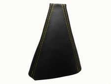 Gelb Echtlede Schaltmanschette Schaltsack Für KIA PICANTO 2003-2011