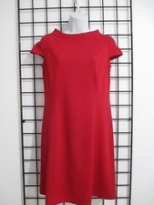 ANN TAYLOR LOFT   🌸  SIZE 0===RED / STRETCH KNIT / SHIFT DRESS