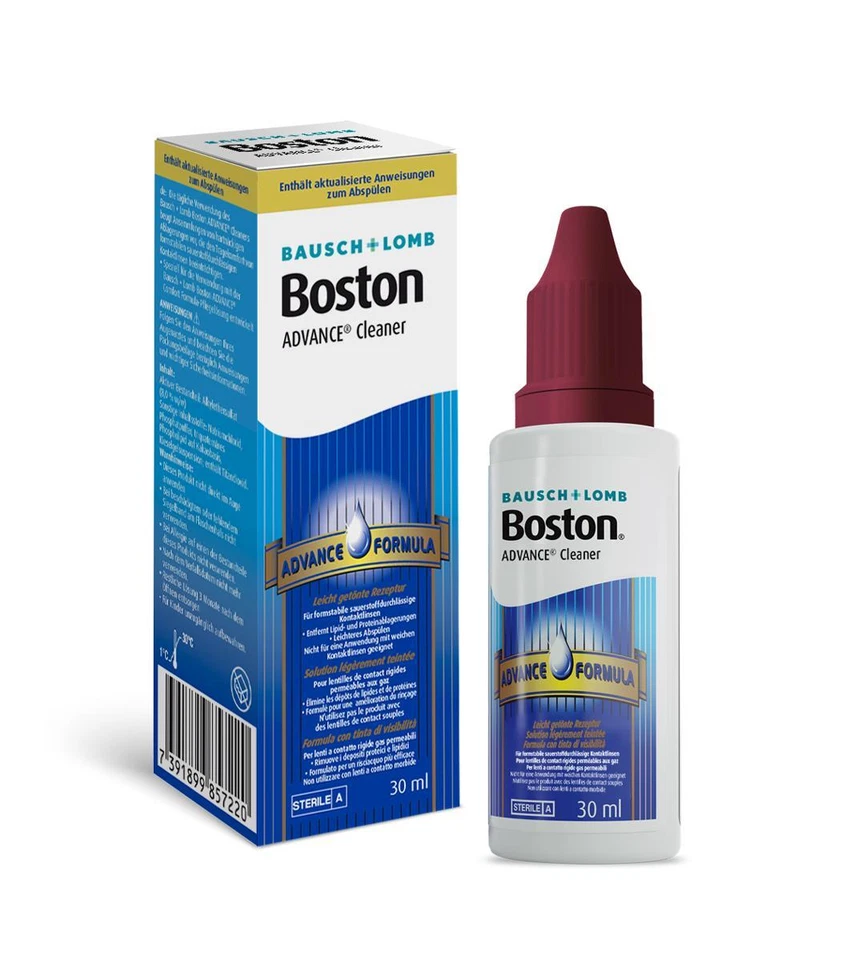 Kontaktlinsenreiniger harte Linsen, Einzelflasche 1x30 ml Boston Advance Cleaner - Bild 1 von 1