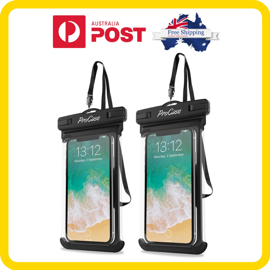 ProCase Waterproof Phone Lanyard Pouch Cell Phone Dry Bag