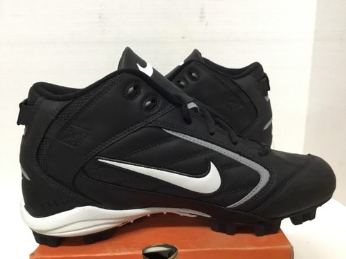 Nike MCS Keystone 3/4 Mens baseball cleat 307012 011 Black/White 2003 Never Worn - Picture 4 of 11