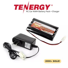 Combo Tenergy 9.6V 2000mAh NiMH RC Car Battery Pack + 400mA Pack Charger
