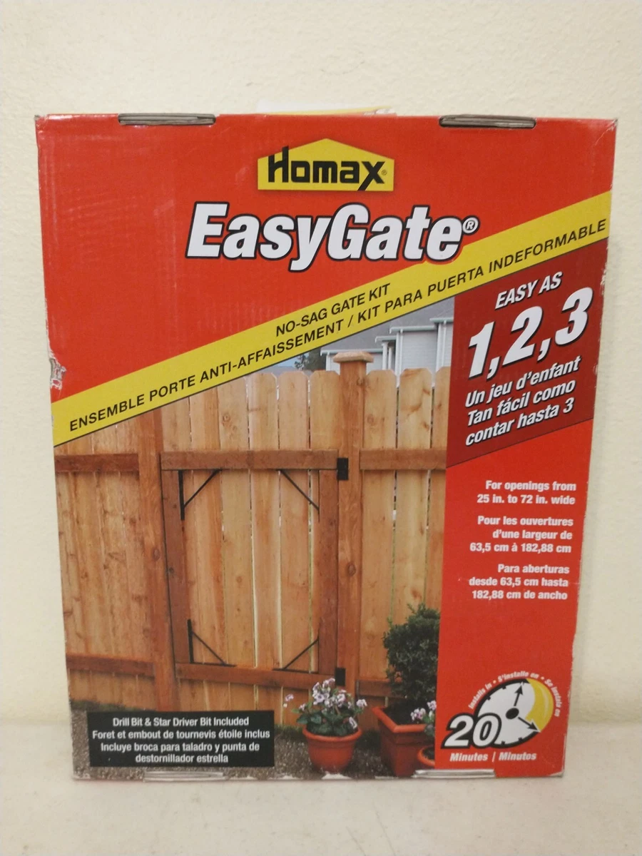 How To Homax Products EasyGate NoSag Gate Kit