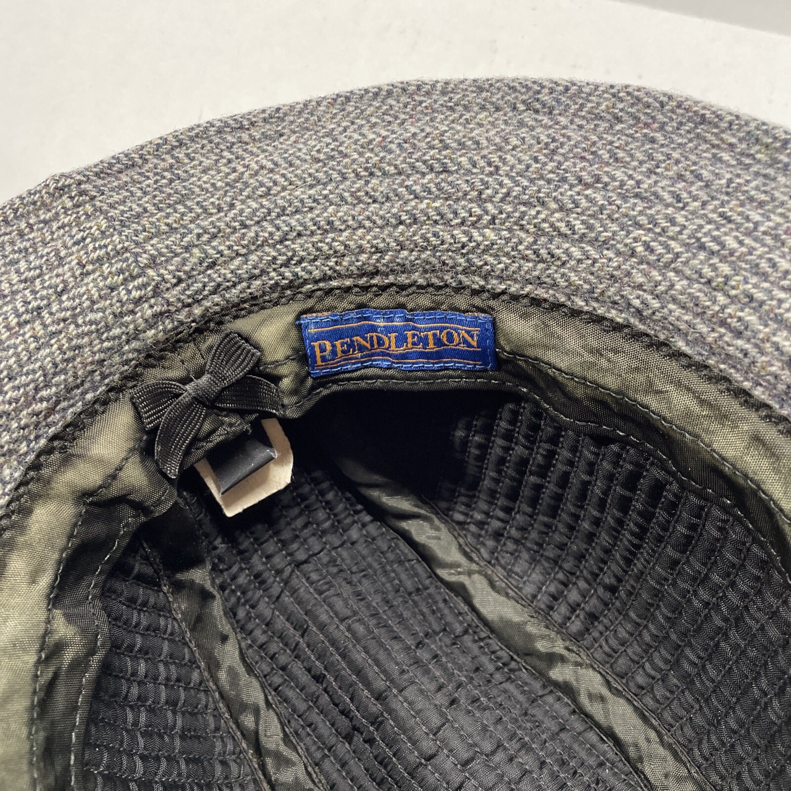 Pendleton Wool Fedora Bucket Hat Cap - Gray  - Ma… - image 7