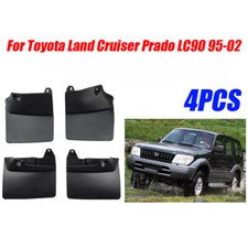 4pcs Front Rear Mud Flaps Splash Guard For Toyota Land Cruiser Prado Lc90 95-02