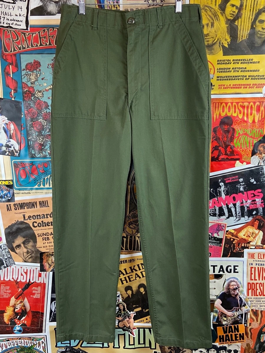 Vintage 70s US Military OG 507 Olive Drab Square Pocket Uniform