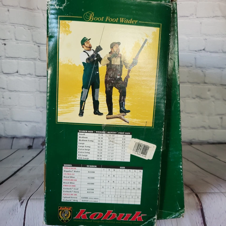 Kobuk Size XL-L Mossy Oak Ripplin Water Camo Chest Waders Neoprene Feet - Image 3 of 4