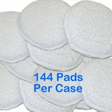 Terry Cloth 5” Round Applicator Pads – CASE PRICING (144 pads) – Multiple Uses