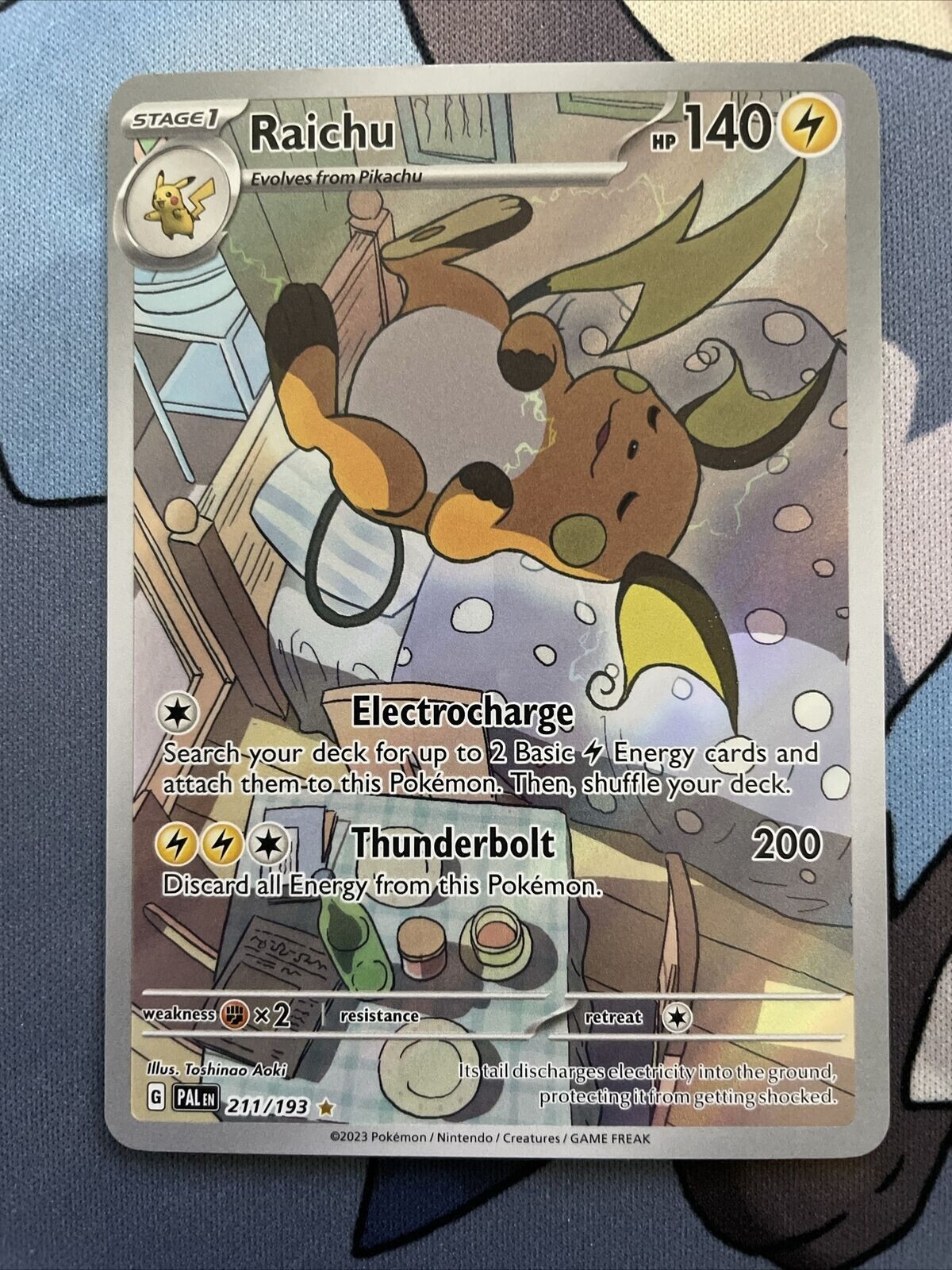 Pokémon TCG Raichu #064/193 SV02: Paldea Evolved, Uncommon