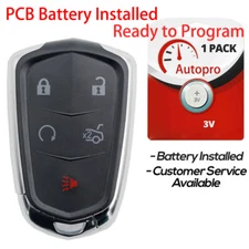 For 2015 2016 2017 2018 19 Cadillac ATS XTS CTX Keyless Smart Remote Car Key Fob