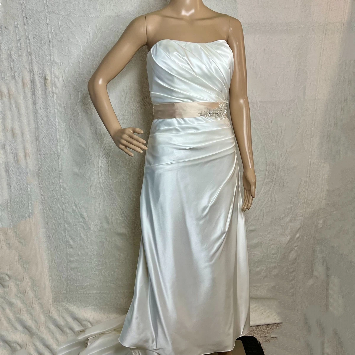 Wedding dress rhinestone clearance belt