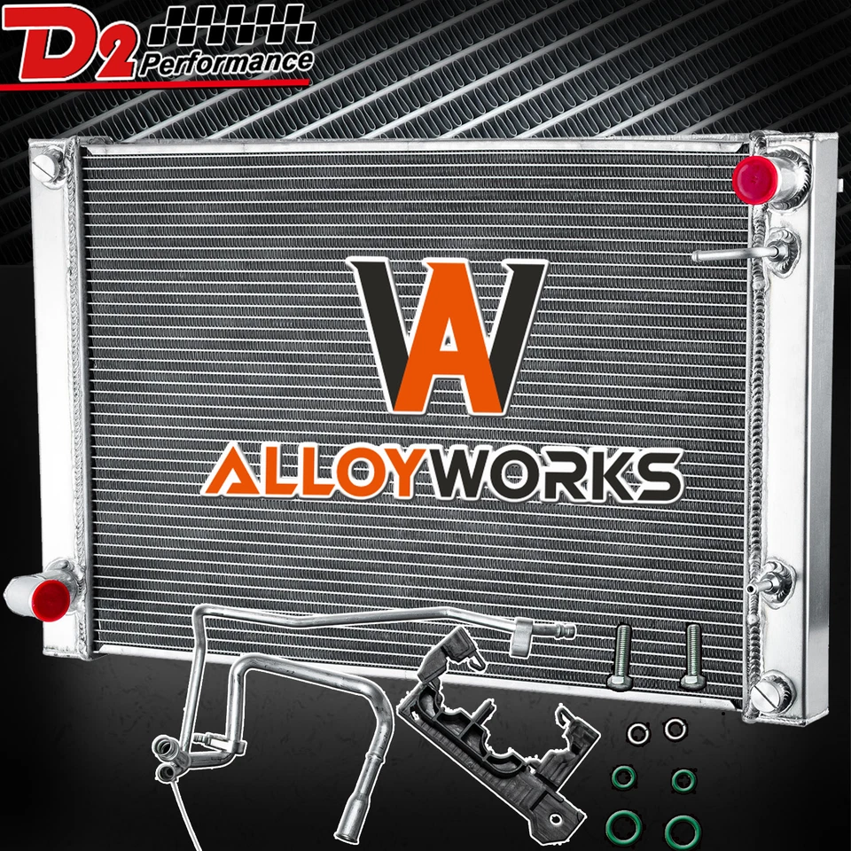 Combo radiador con condensador para Infiniti G35 G37 Nissan 370Z 2008-2013 2010 3,7 L Foto 2 de 4