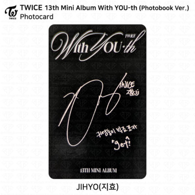 TWICE 13th Mini Album With YOU-th Youth Photocard Poster Film