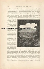 ROCK WINDOW IN A ROCK USA 1887 ILLUSTRATION PRINT