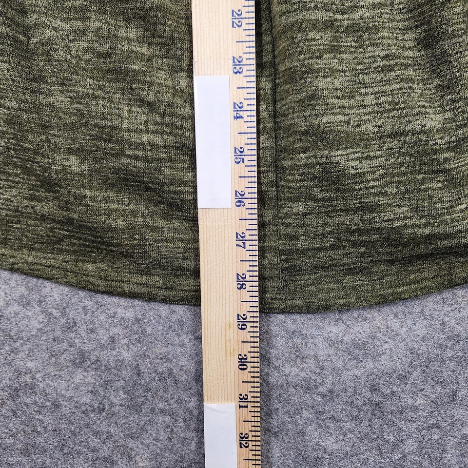 Doublju Tunic Top Womens Medium Green Knit Flare Cowl Alternative Goth Emo Pagan - Image 4 of 4