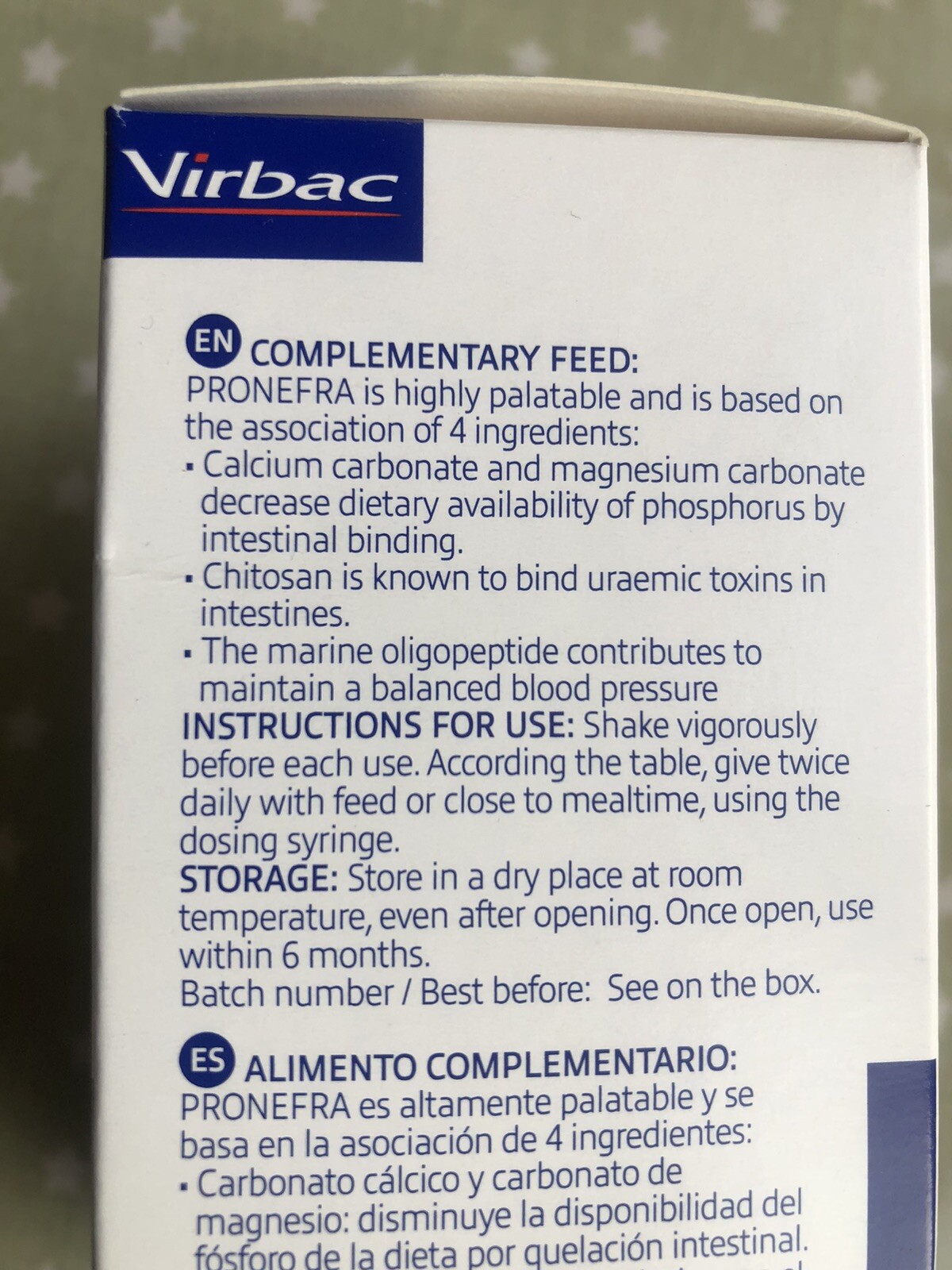 Virbac Pronefra Cat Dog Kidney & Blood Pressure 4 in 1 Liquid