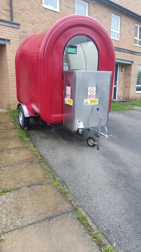 mobile food catering trailer