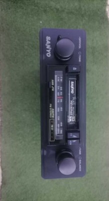 vintage Classic SANYO CAR RADIO CASETTE , New 1970S' GT 4600 FM/AM