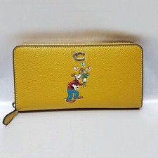 COACH x DISNEY Long Accordion Zip Around Wallet Goofy CH498 outlet New japan