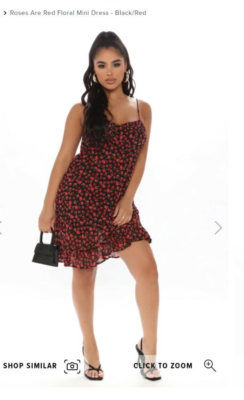 floral mini dress with puff sleeves Short Pink Floral Casual Party Dress with Puff Sleeves Blush Bloom / Small