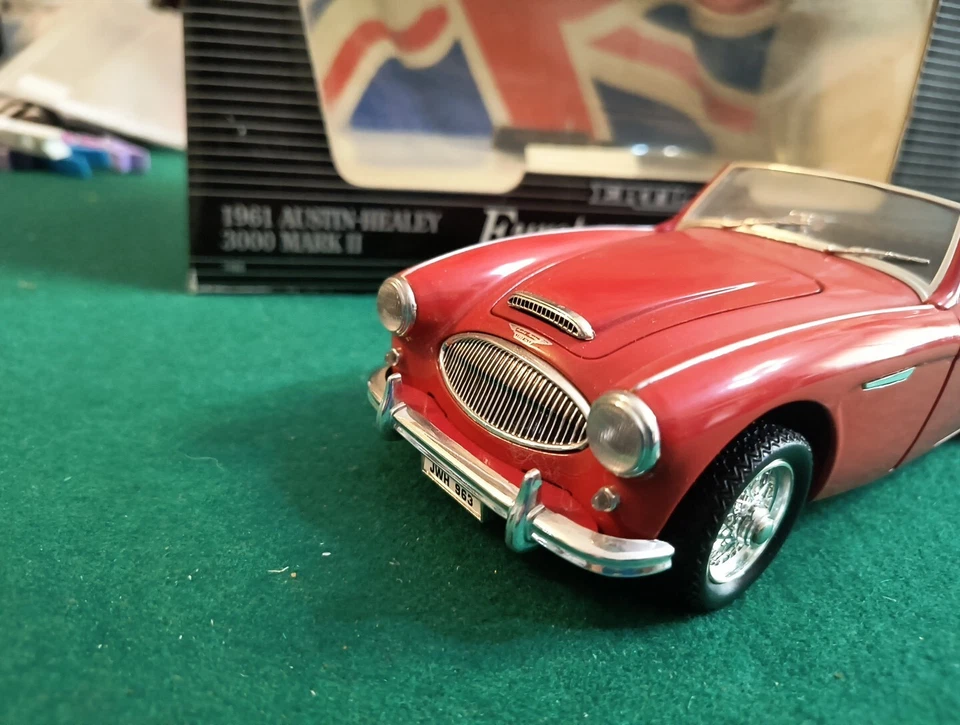 ERTL 1:18 Austin Healey 3000 Mark II 1961 - Color: red - Code: 7460 - Scale 1:18 - Immagine 3 di 4