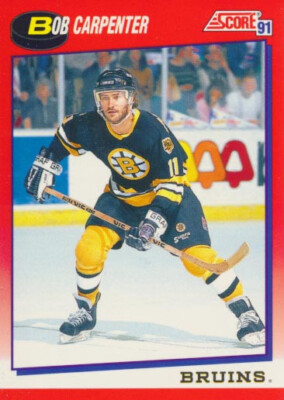 1991-92 Score Canadian French #162 BOB CARPENTER - Boston Bruins