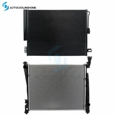 Radiator And AC Condenser For 11-14 Dodge Durango 2011-2016 Jeep Grand Cherokee