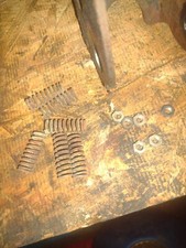 Mitsubishi Satoh Beaver S370D KE-70 Headlight Hardware Set  Springs Nuts 12 Pc