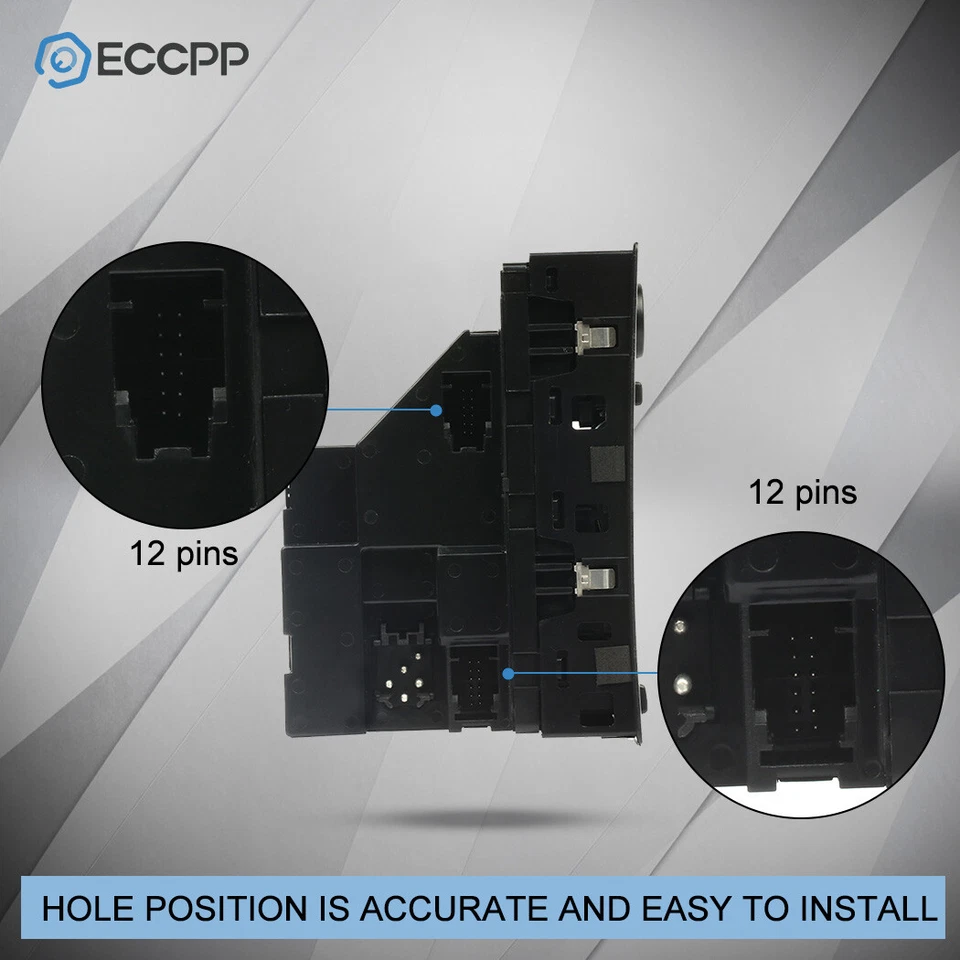 Interruptor de ventana eléctrica con espejo de atenuación automática para BMW X5 2001 2002 2003 2004-2006 Foto 3 de 4