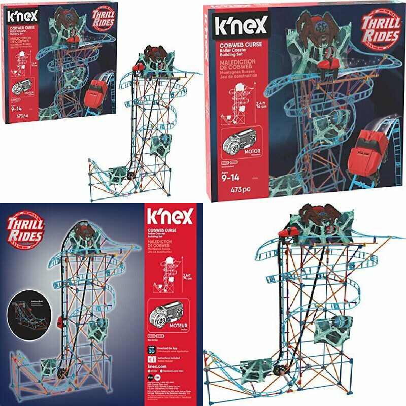 knex thrill rides cobweb curse