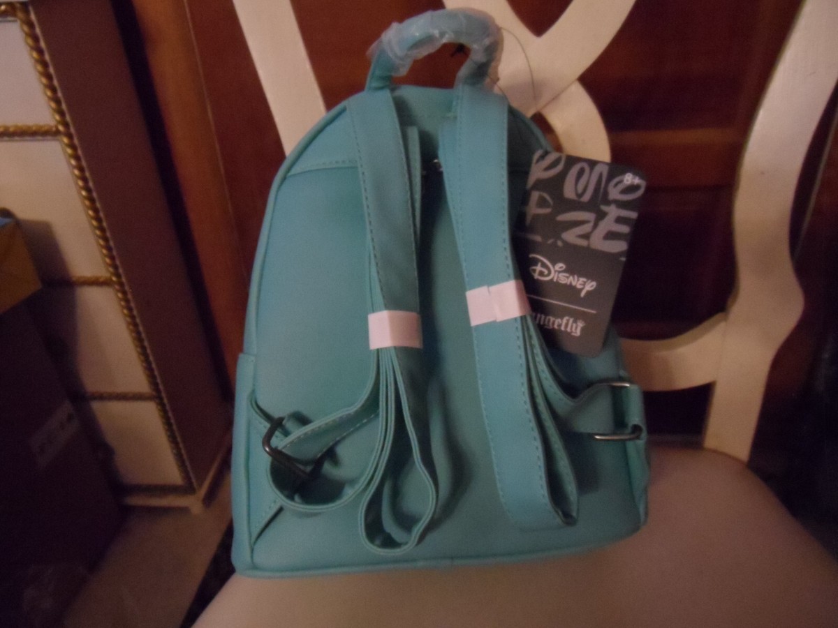 Disney Teal and Aqua Fox and Hound Mini Backpack Amazon.com: Loungefly Disney The Fox And The Hound Forest  main image 2