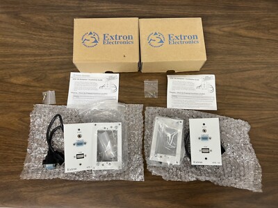 NEW Extron WPB 109 HDMI, VGA A - White 60-1371-21 ( LOT OF 2 )