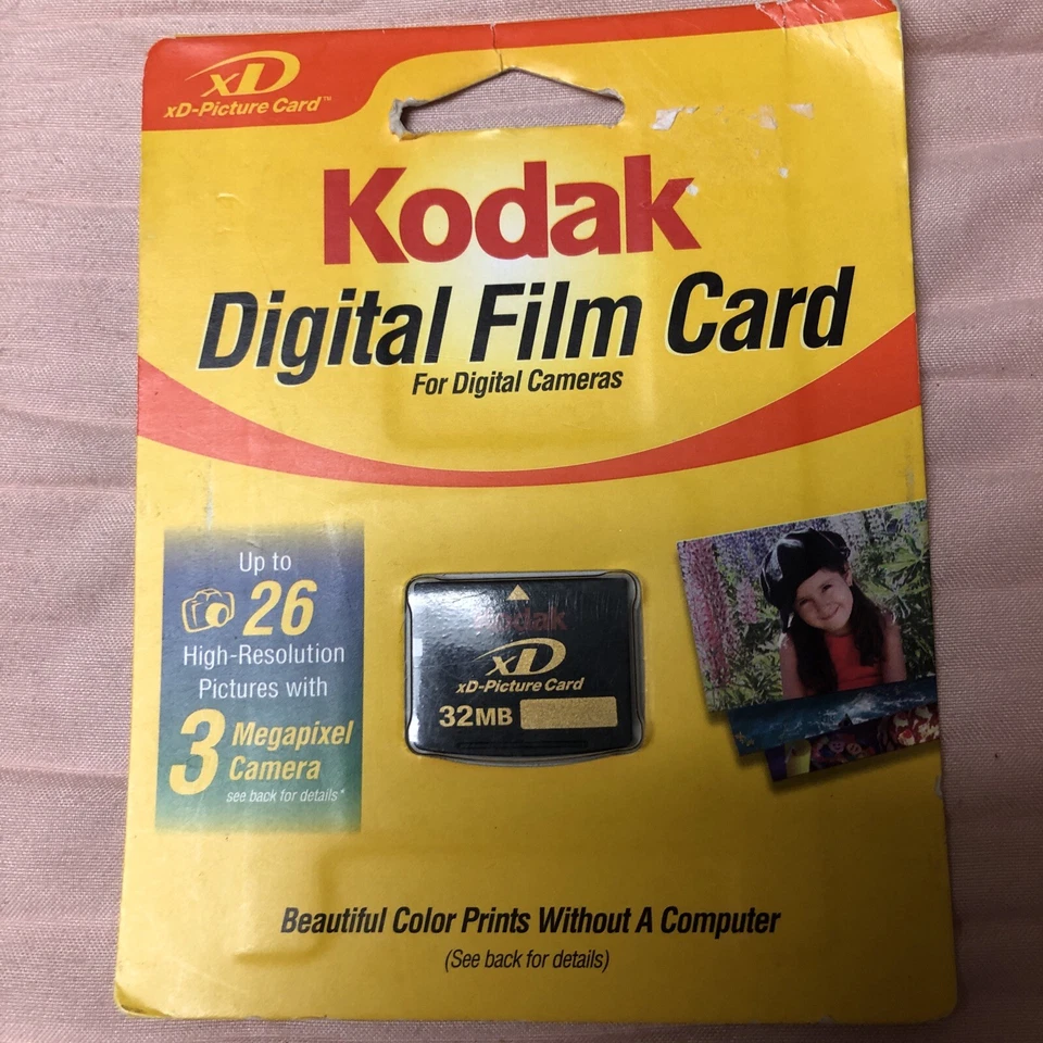 KODAK Digital Film Card NIP 32MB xD Picture Card NOS - Image 3 of 4