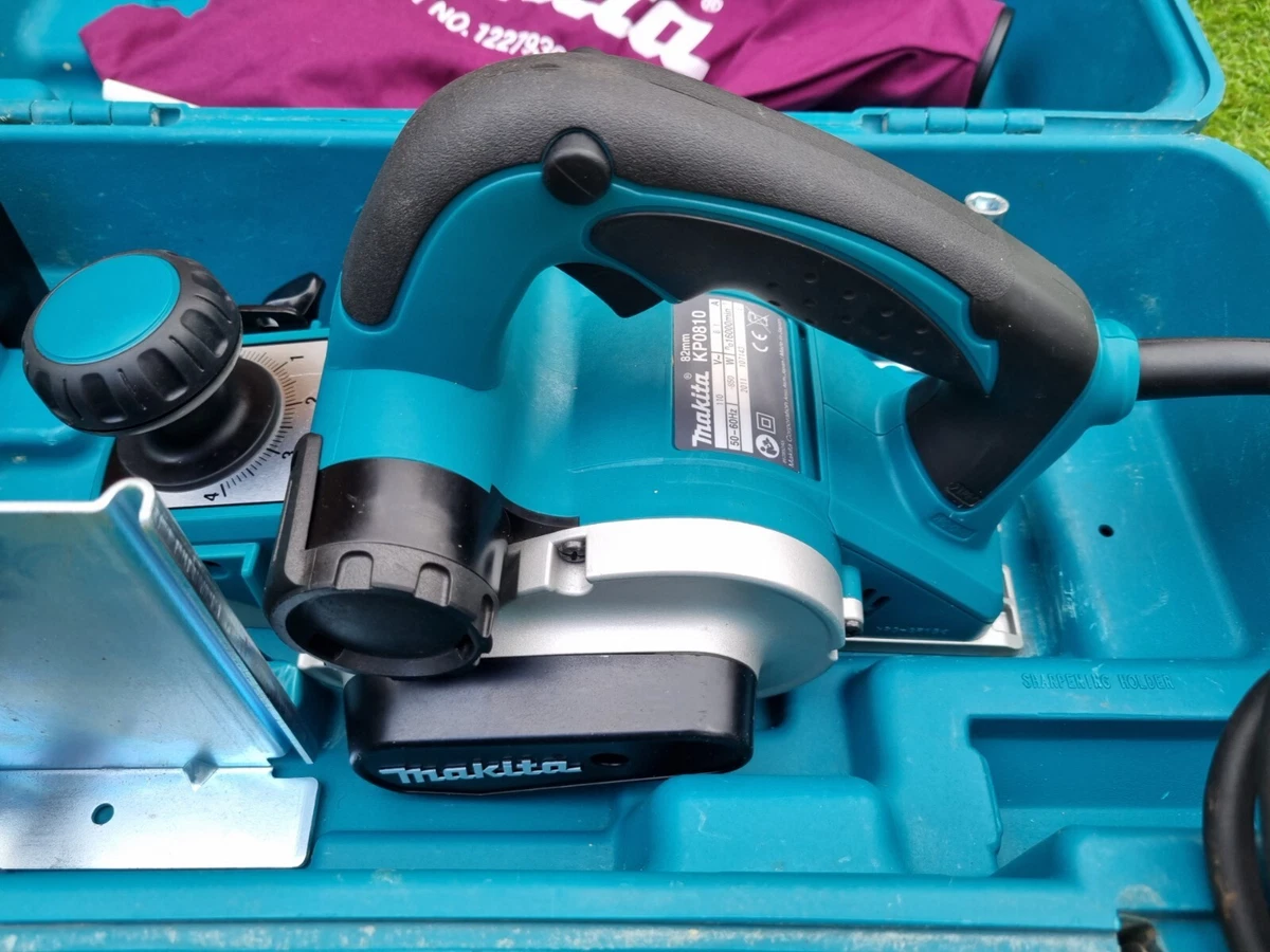 Makita KP0810K Planer corded 110V Kit Dust Bag Guide heavy duty wood work joiner