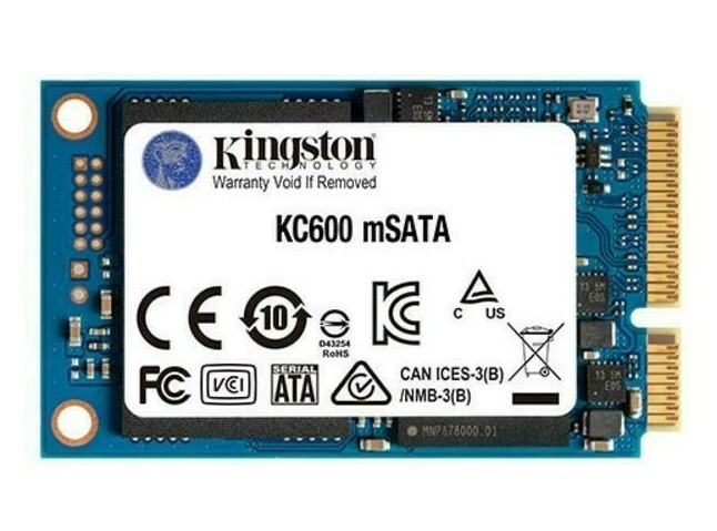 Kingston KC600 mSATA 256GB 512GB 1TB SATA III 3D TLC SKC600 Internal SSD Lot - Image 2 of 2