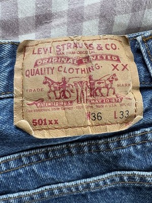 Levi's 501xx 555 Button, Vintage USA | eBay