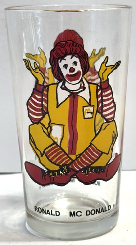 Vintage 1977 McDonalds Ronald McDonald Collectors Series Trinkglas #4 - Bild 1 von 9