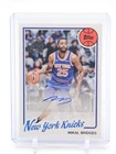 MIKAL BRIDGES 2025-26 TOPPS 1980 DESIGN AUTOGRAPH AUTO #80B2-MB KNICKS Q7136