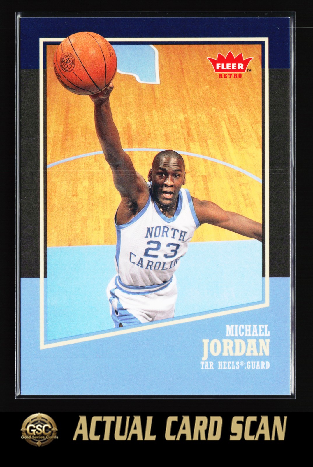 2013-14 Fleer Retro Michael Jordan #40 North Carolina Tar Heels