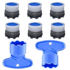 Faucet Aerator .5, 6PCS Aerator for Sink Faucet Flow Restrictor, Kitchen Bath...