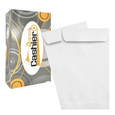 500 Count 7 Coin Envelopes 3.5" x 6.5" 24 lb White Paper Strong Flap