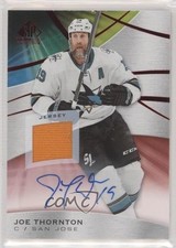 2019-20 Upper Deck SP Game Used Red Auto Jersey Joe Thornton #65 Auto HOF 3vx