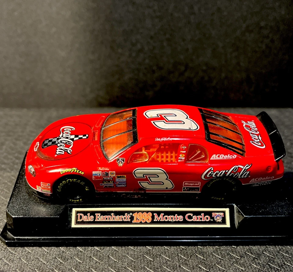 NASCAR 1998 Dale Earnhardt #3 coca~cola Monte Carlo Diecast COLLECTORS Car Vntg - Image 2 of 4