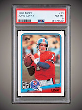 1988 Topps #23 John Elway PSA 8 NM-MT HOF