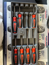 Snap-on Shdxk38 7-piece Torx Screwdriver Set Redblack Tray Case