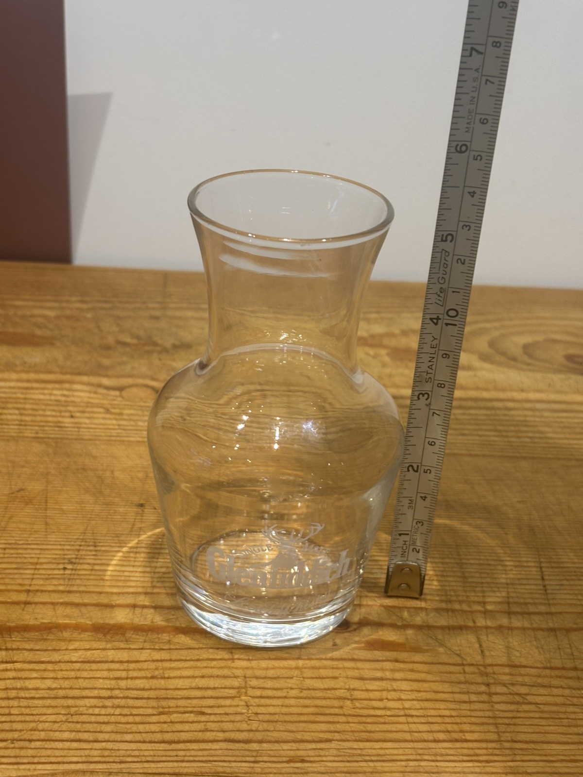 Vintage Glenfiddich Single Malt Scotch Whisky Glass Water Jug-image