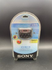 Sony SRF-M37V Walkman AM/FM Radio TV/Clima Música Digital 25 Presets NUEVO SELLADO