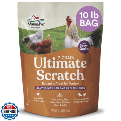 Manna Pro 7-Grain Ultimate Chicken Scratch   Non-GMO Scratch Grain Treat for 